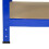 Ράφια Monster Racking T-Rax Heavy Duty, Μπλε, Π 75 cm, Β 30 cm, Σετ 6 τεμαχίων 9