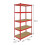 4 x Z-Rax Rot 90cm Lagerregal mit Gratis Gummihammer 11