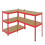 4 x Z-Rax Rot 90cm Lagerregal mit Gratis Gummihammer 12