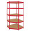 Γωνιακό ράφι Monster Racking Z-Rax, κόκκινο, πλάτος 90 cm 6