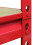 4 x Z-Rax Rot 90cm Lagerregal mit Gratis Gummihammer 13