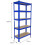 Ράφια Monster Racking T-Rax Heavy Duty, Μπλε, Π 75 cm, Β 30 cm, Σετ 10 τεμαχίων 7
