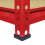 4 x Z-Rax Rot 90cm Lagerregal mit Gratis Gummihammer 15