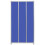 Lockerkast Metaal - Blauw - Driedeurs - Flatpack 5