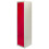 MonsterShop Metal Lockers 2 Doors Steel Staff Storage Lockable Gym School Changing Room Red 12