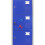 MonsterShop Metal Lockers 6 Doors Steel Flatpack Storage Lockable Gym School Blue – 45cm D 19