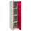 MonsterShop Metal Lockers 4 Doors Steel Flatpack Storage Lockable Gym School Red – 45cm D 11