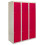 MonsterShop Metal Lockers 2 Doors Steel Staff Storage Lockable Gym School Changing Room Red 9