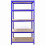 5 x 90cm Large Shelving Racking Units for Garage, Shed or Workshop Blue 9