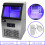 KuKoo Commercial Ice Maker Stainless Steel Machine 40kg/24hr Restaurant Bar IceMaker 46