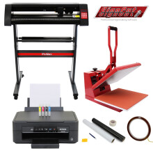 Vinyl Cutter Sublimation Printer Heat Press Plotter Machine 28” Stand Weeding Pack