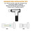 (Silver) Massage Gun Deep Percussion Massager Muscle Vibration Relaxing Therapy Tissue UK 9