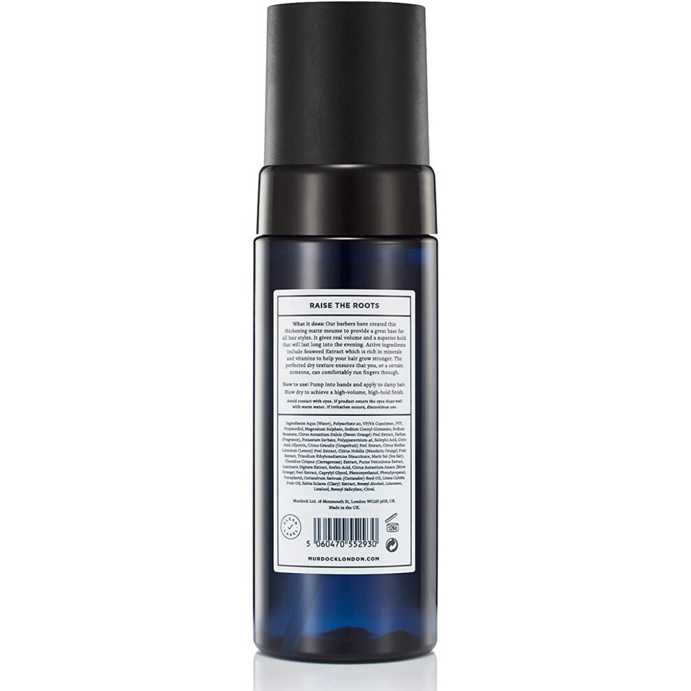 Murdock London Men's Sea Salt Volume Mousse 150Ml No Colour