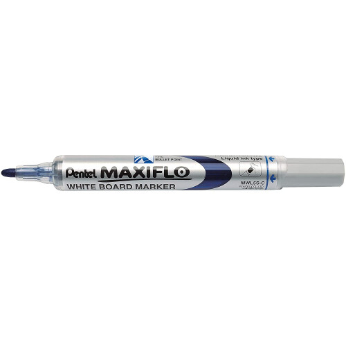 Pentel Pentel Maxiflo Whiteboard Marker Blau 1.1 mm Fein