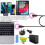 Techgear TECHGEAR USB-C to USB-C 3.1 10Gbps Fast Charging & Data Transfer Cable (1ft/30cm) Both Ends USB Type C, Compatible with MacBook Pro, iPad Pro 11 / Pro 3