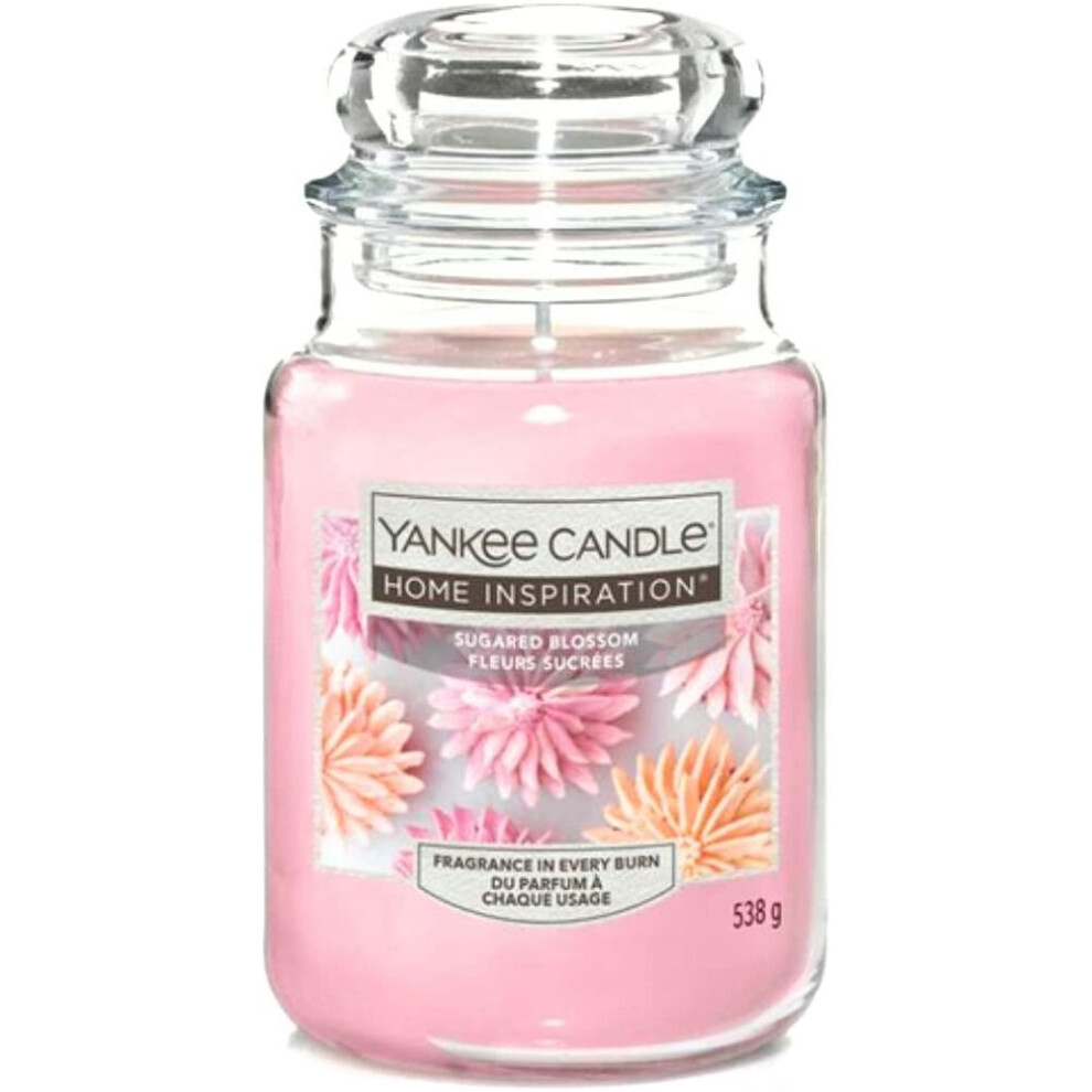 Yankee Candle sugared blossom large candle jar