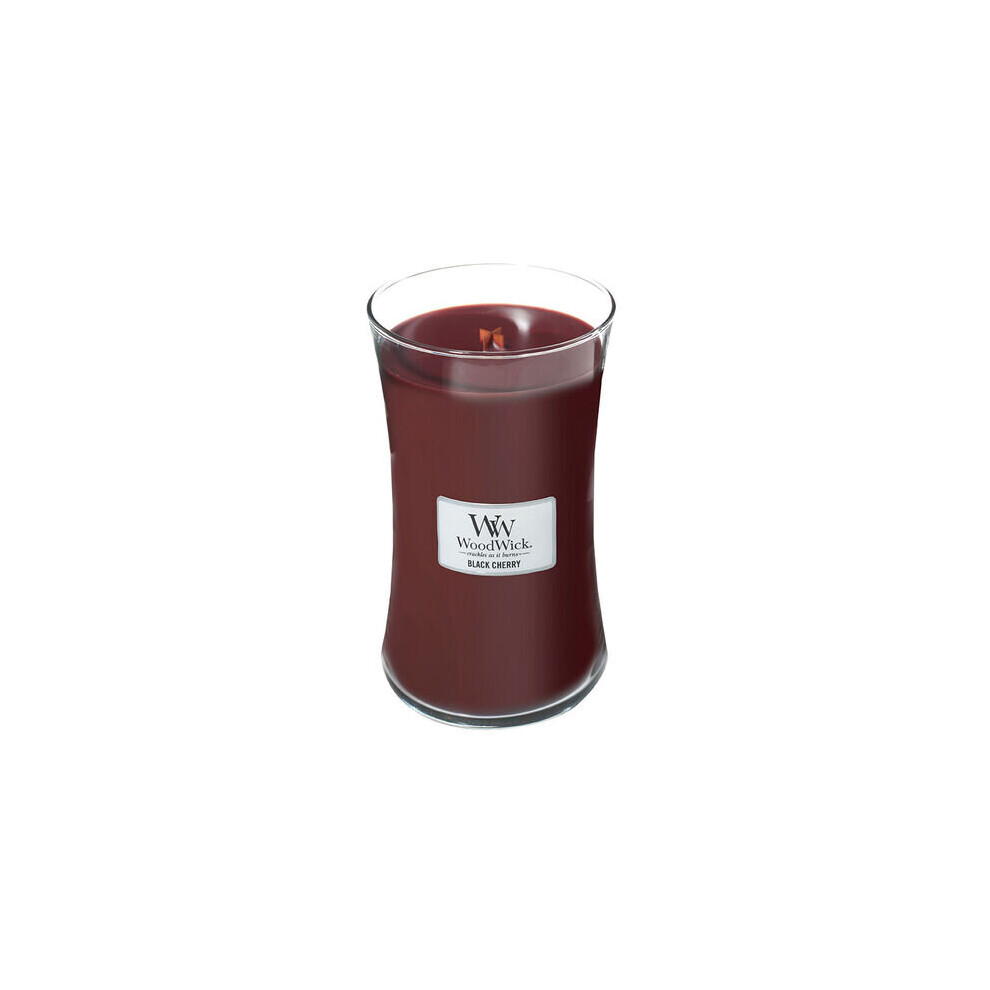 WoodWick - Black Cherry Large Hourglass Candle