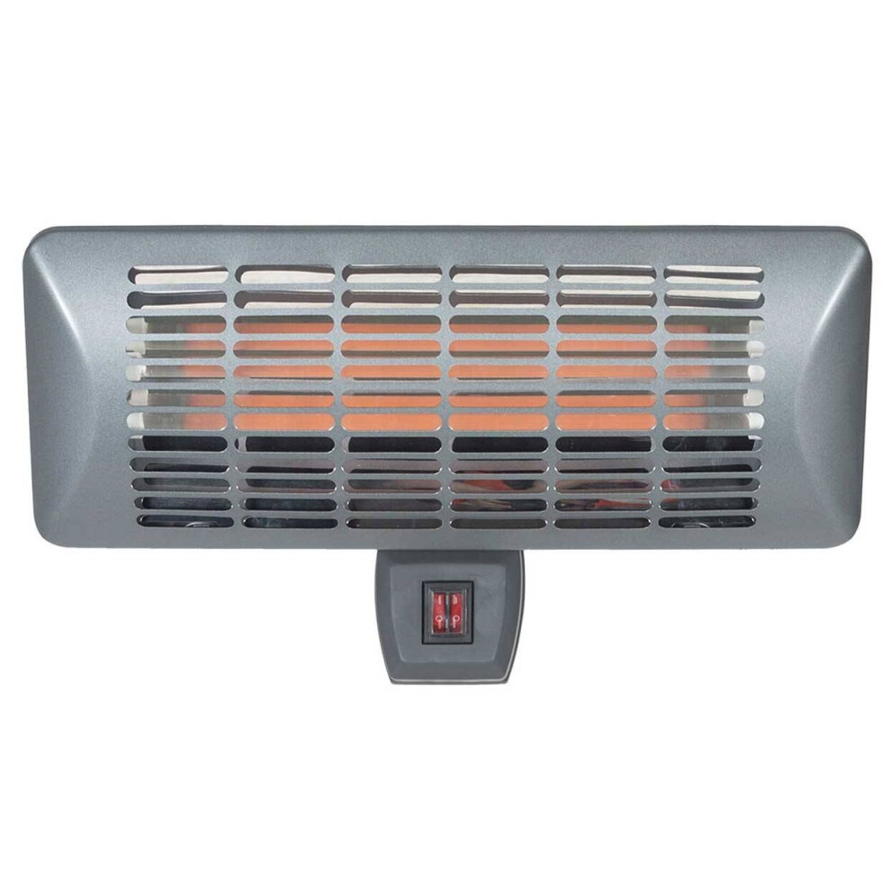 La Hacienda 2Kw Wall Mounted Patio Heater Grey