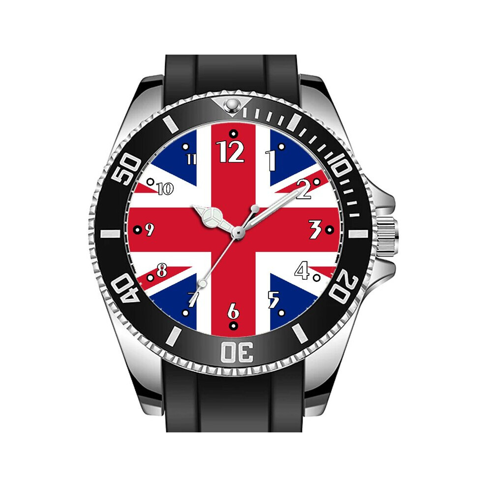 Flag Of United Kingdom Union Jack Sporty Unique Stylish Wrist Watch