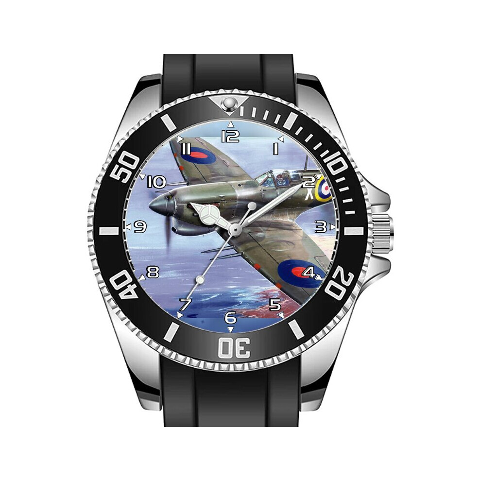 Spitfire Retro World War Fighter Plane Sporty Unique Stylish Wrist Watch