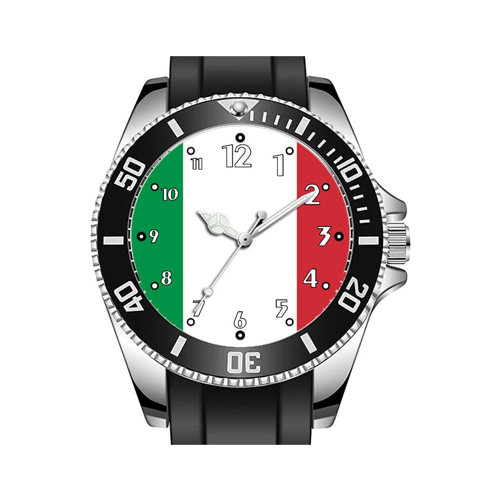 Italy Italian Flag Sporty Unique Stylish Wrist Watch