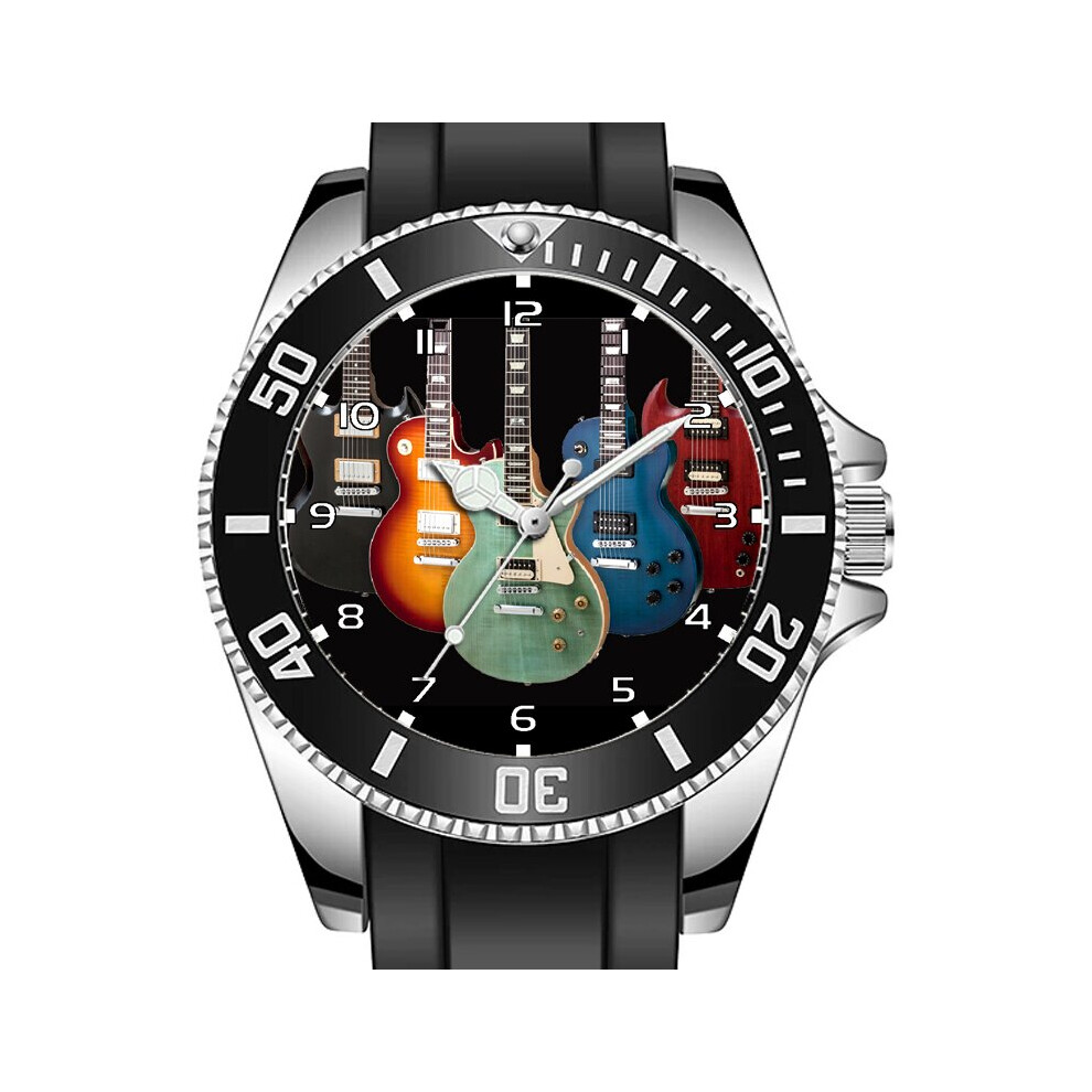 Guitar Lover Madness Sporty Unique Stylish Wrist Watch