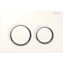 Geberit 115085KJ1 Omega 20 Flush Panel, Chrome
