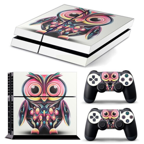 (owl) PS4 Wrap Sticker Cover for Console and Controller on OnBuy