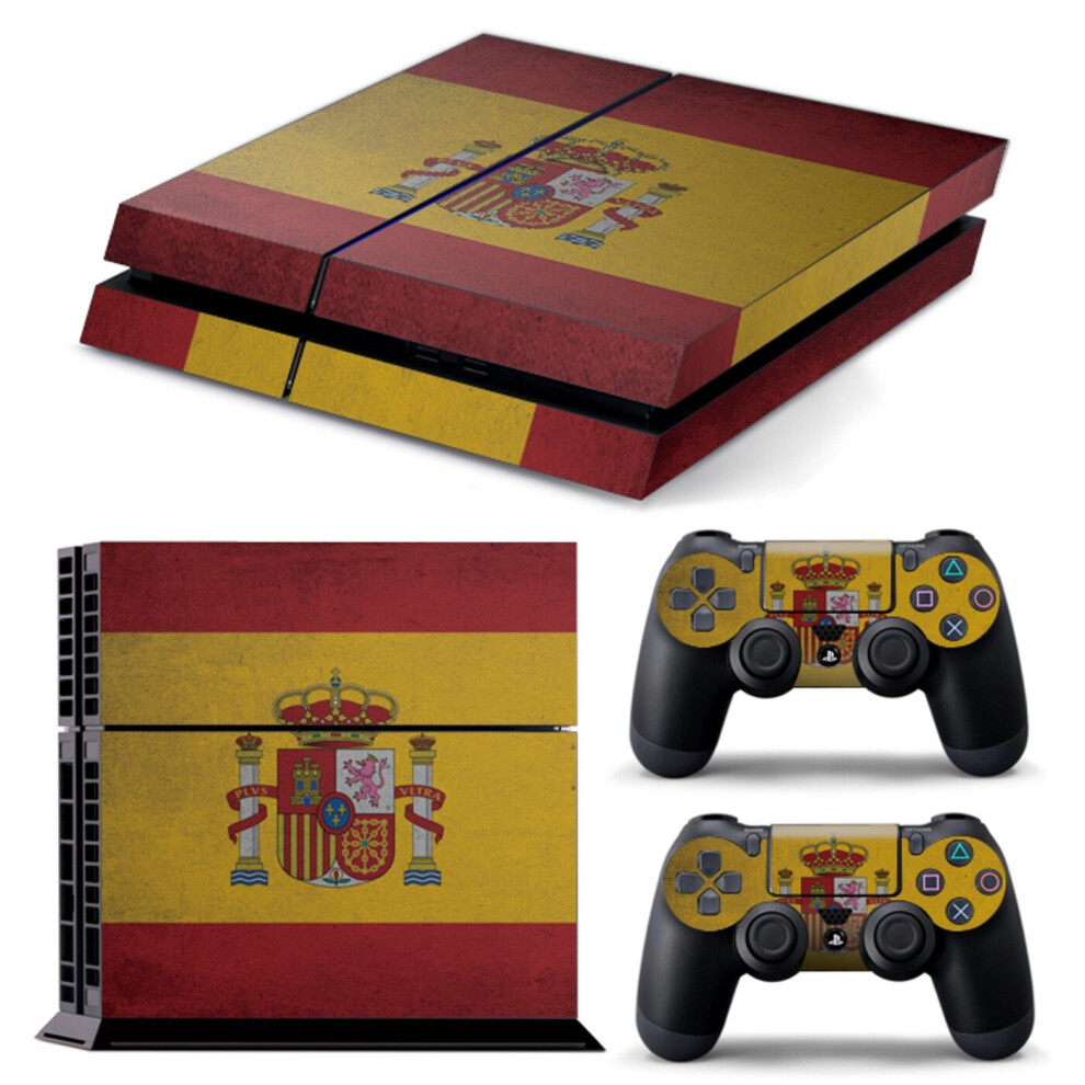 (Spain) Ps4 Wrap Sticker Cover For Console And Controller 5060525350139