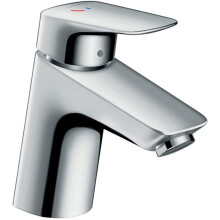hansgrohe Logis basin mixer tap 70 with CoolStart energy saving function, without waste, chrome 71073000