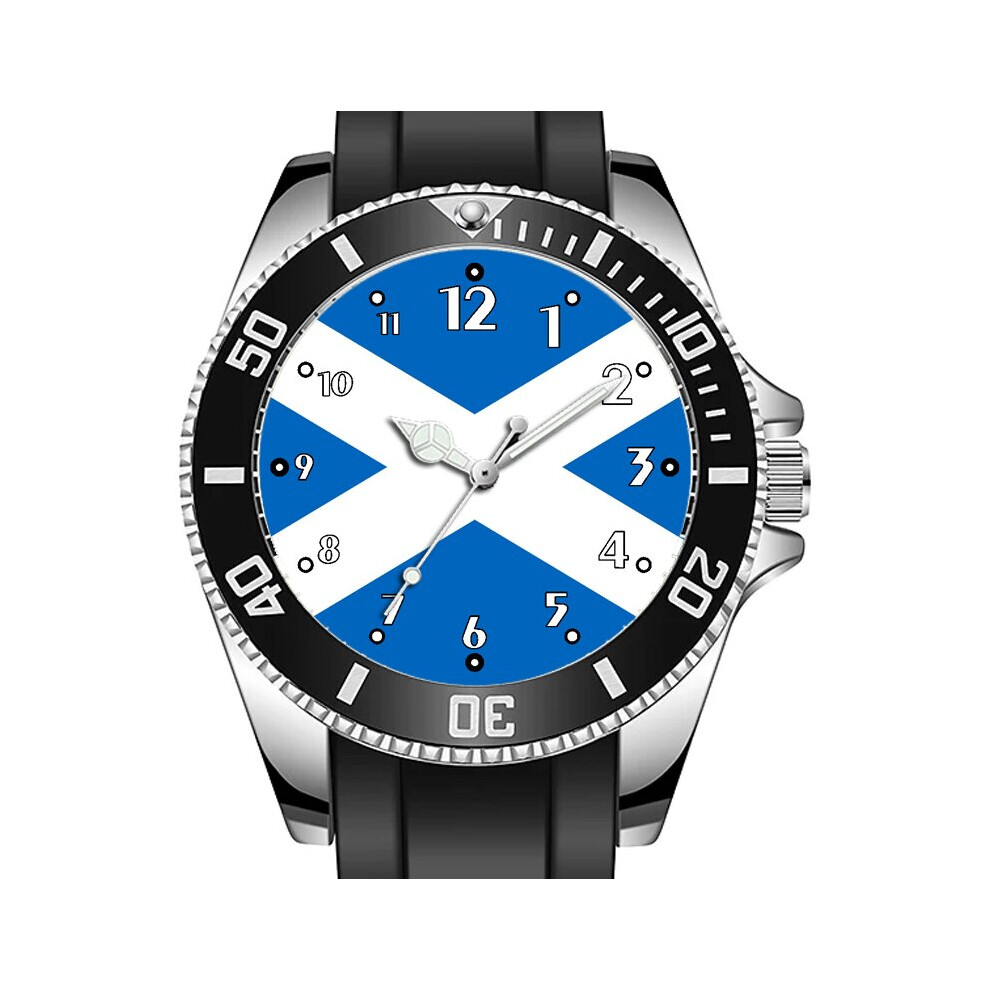 Flag Of Scotland Sporty Unique Stylish Wrist Watch