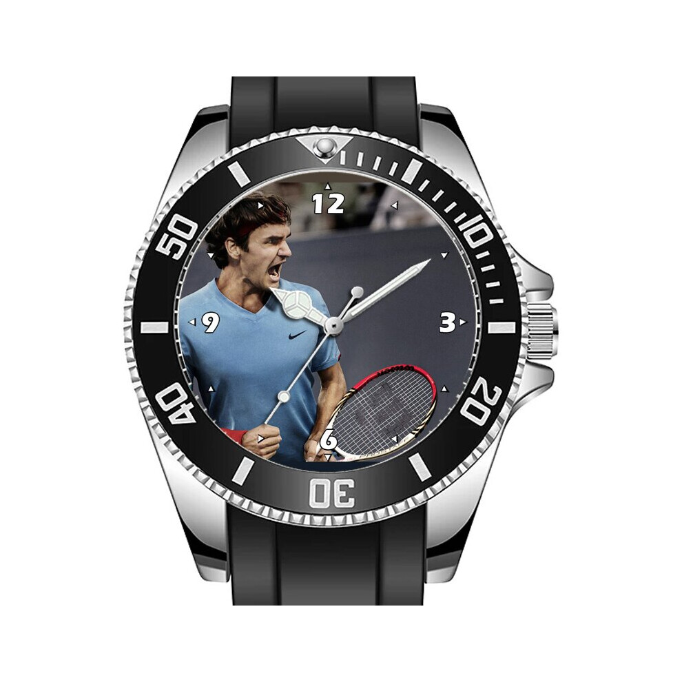 Roger Federer Tennis Legend Sporty Unique Stylish Wrist Watch