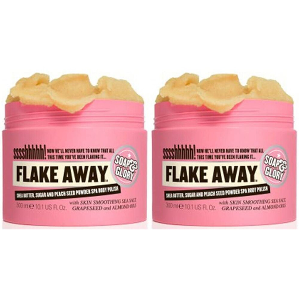 Soap And Glory Flake Away Body Scrub 300ml (Pack Qty 2)