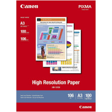 Papier Hochauflösung HR-101 - CANON - A3 - Tintenstrahl - 100 Blätter