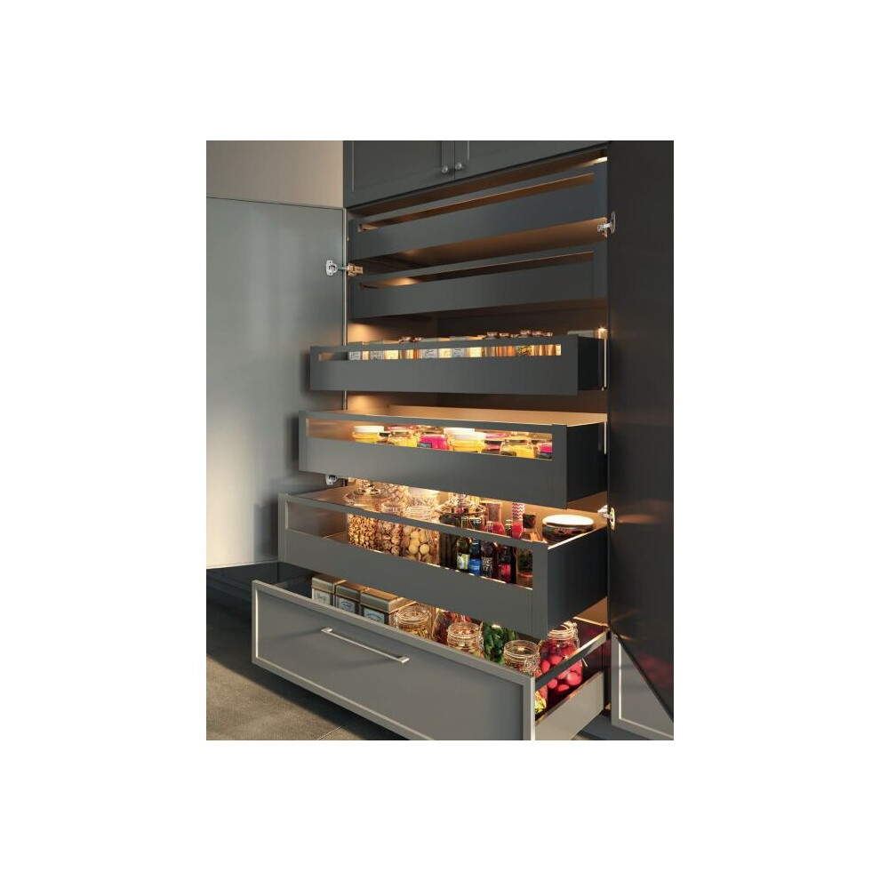 Gtv (H167) Axis Pro Inner Drawer System-Length 450 Anthracite