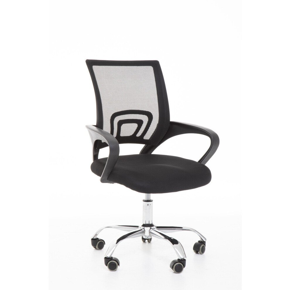 Premier Housewares Black Office Chair, Desk Chair, Computer Chair