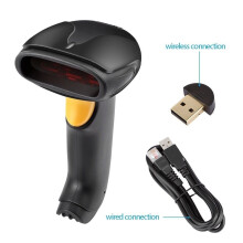 Wireless Bluetooth Barcode Scanner Portable Handheld USB Laser Reader