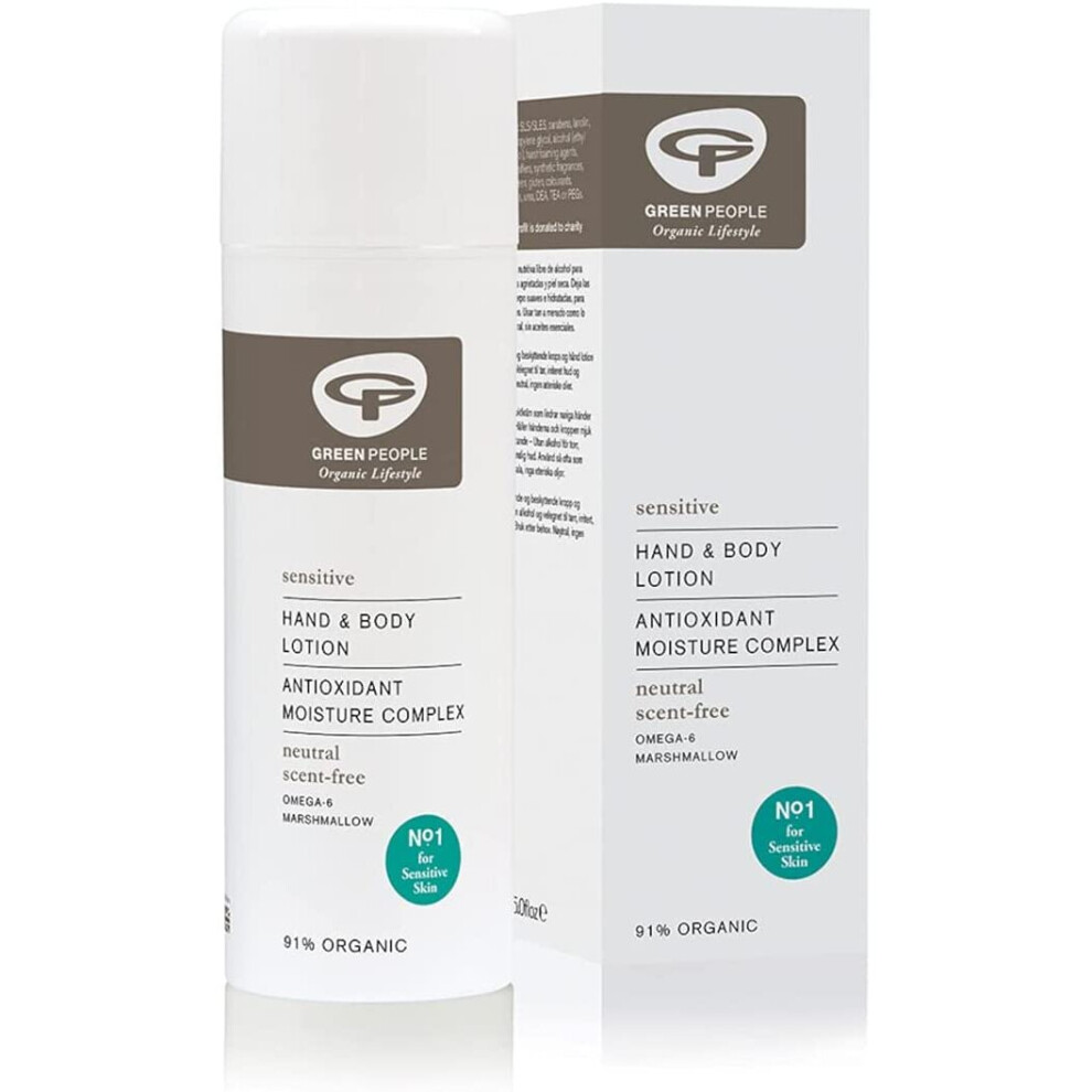 Green People Neutral Scent Free Hand & Body Lotion, 150 ml