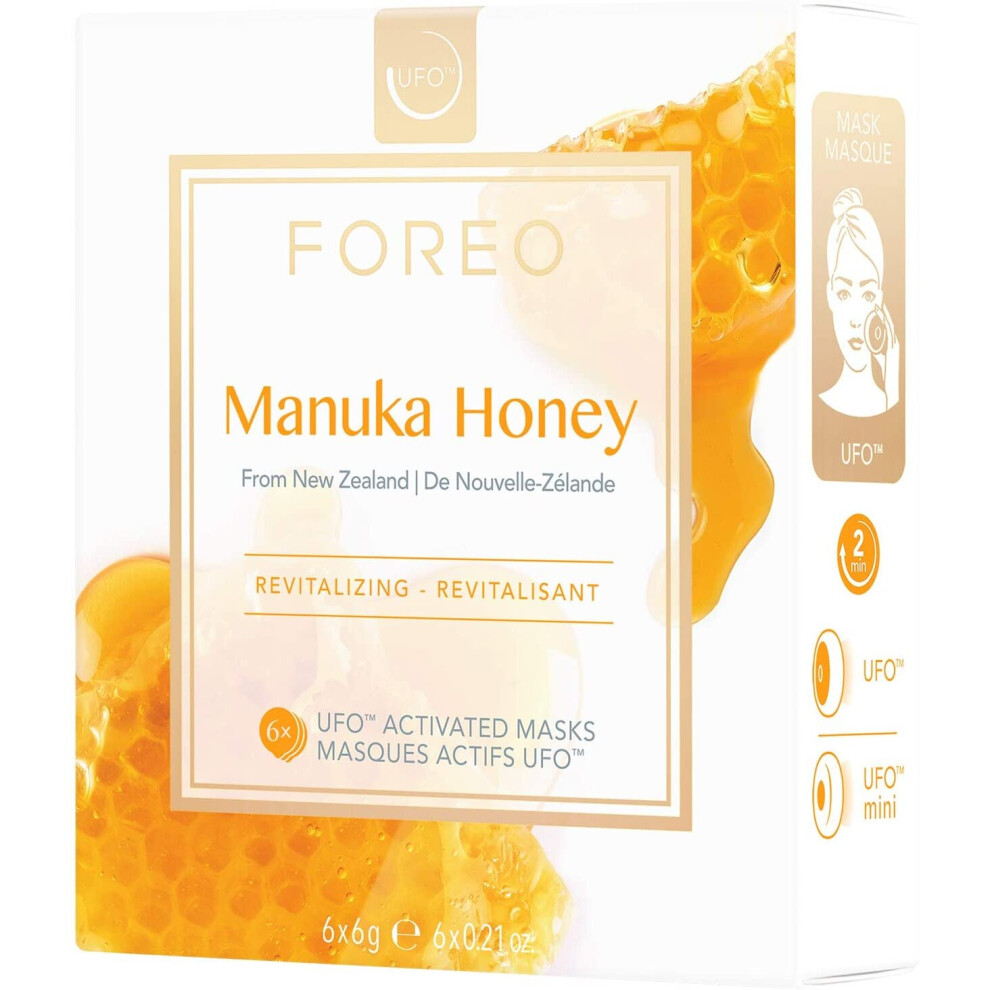 Foreo Manuka Honey Ufo-Activated Mask, 6 Pack