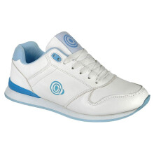 (5 UK) Dek Approach Ladies Bowling PU Lace up Shoes White/Blue