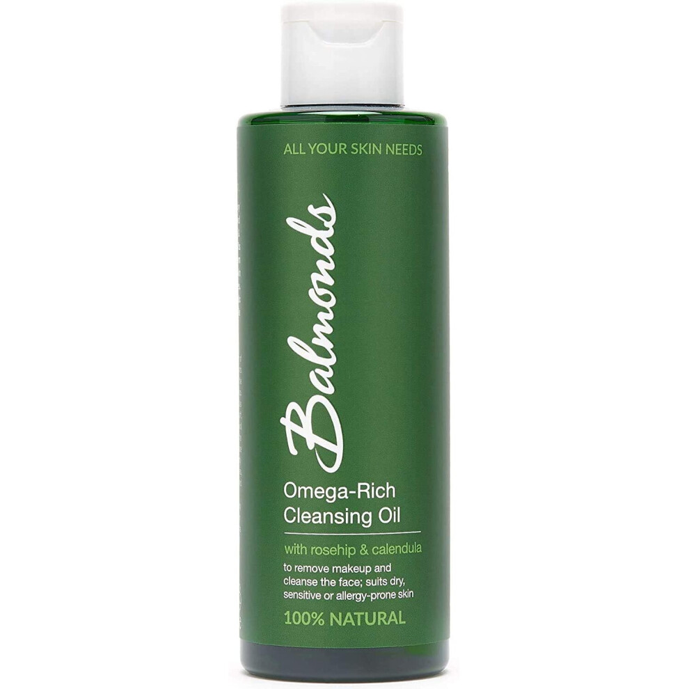 Balmonds Omega Rich Cleansing Oil 200ml 100% Natural Facial Cleanser