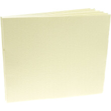 Khadi : Handmade Bound Sketchbook 210gsm : Rough : 21x25cm : 40 Pages