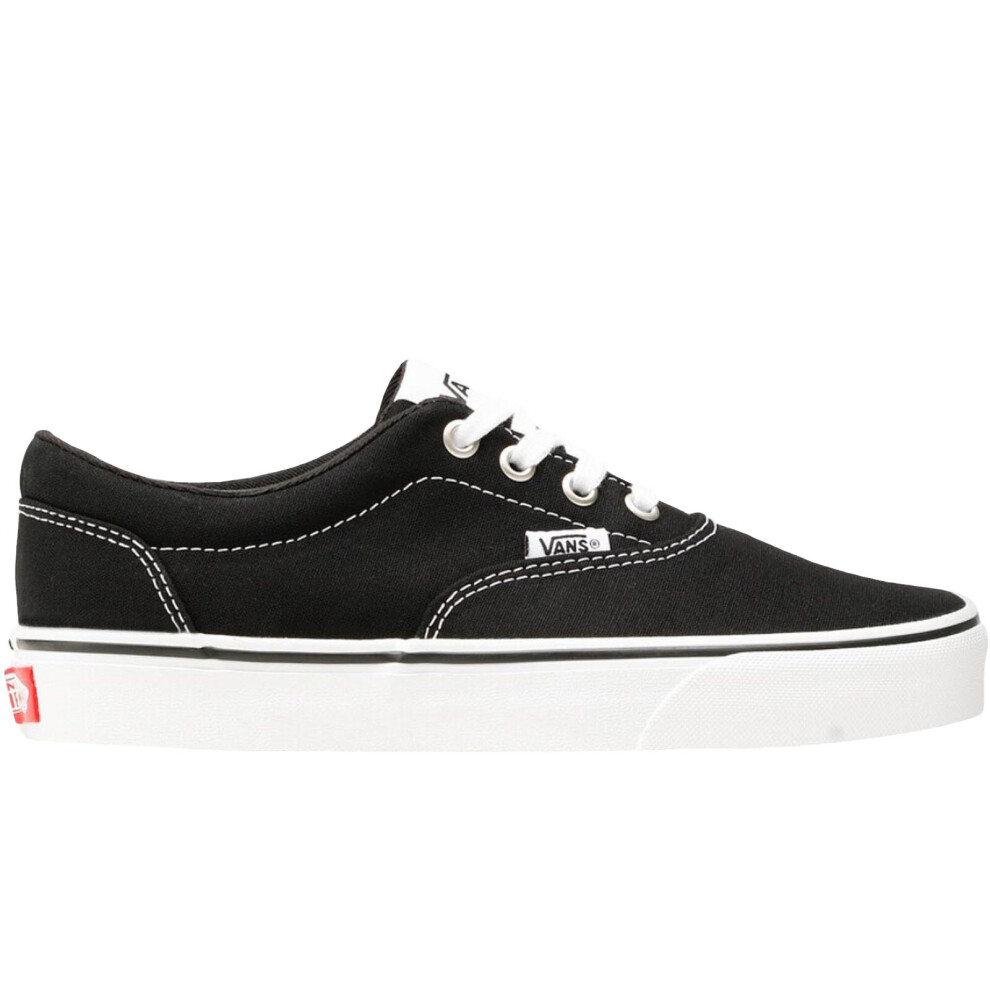 (4.5 UK, Black/White) Vans Womens Doheny Low Rise Bold Canvas Trainers Sneakers Shoes