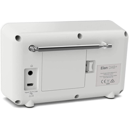 Pure ELAN DAB+ Portable DAB+ Radio with Bluetooth 5.0 (DAB/DAB+ and FM