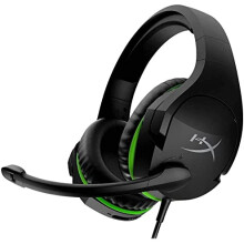 "Fone de ouvido circumaural - HYPERX - Cloud Stinger - Com fio - Preto e verde - Para Xbox"