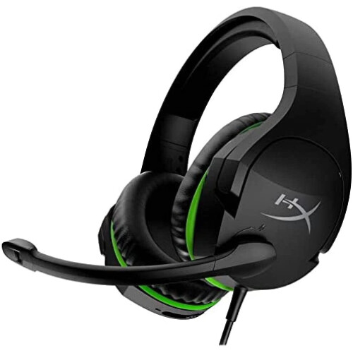 HyperX cuffie circumaurali - HYPERX - Cloud Stinger - Filo - Nero e verde - Per Xbox