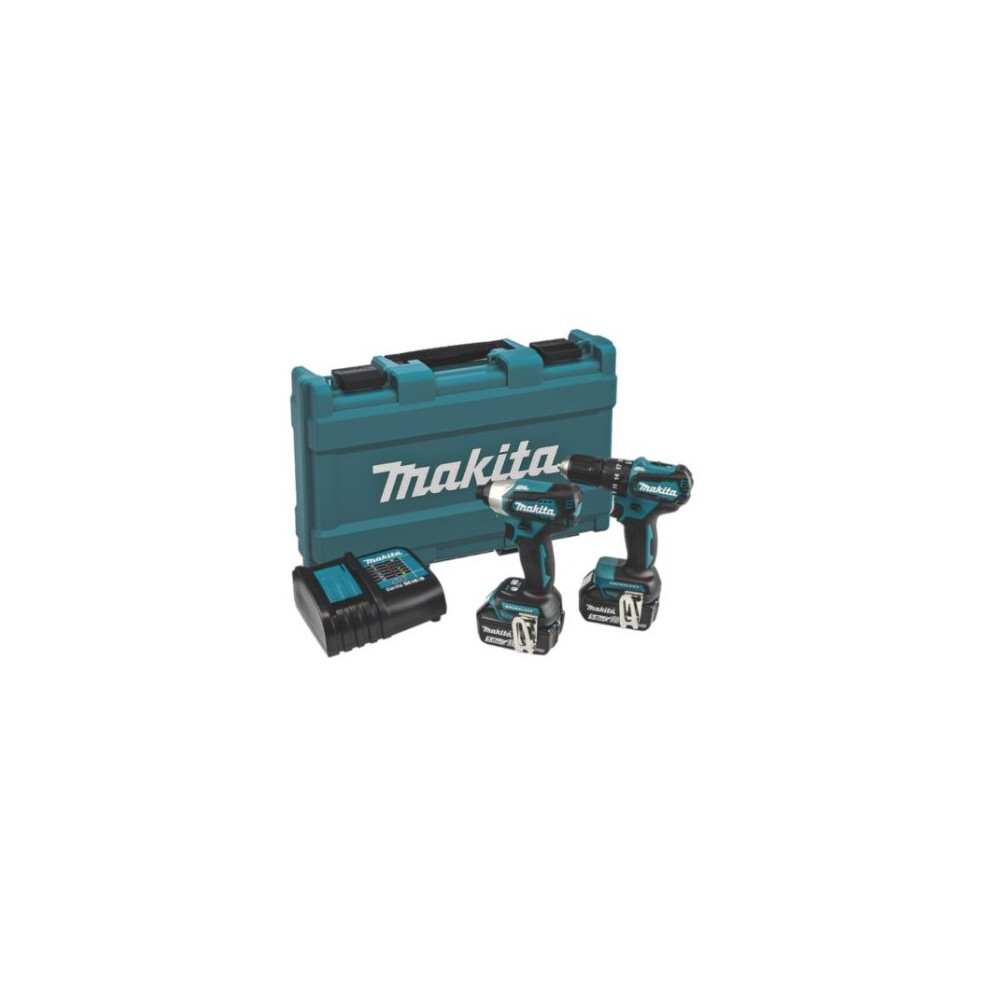 MAKITA DLX2221ST 18V Brushless Cordless Twin Pack DHP483Z Drill & DTD155Z Driver