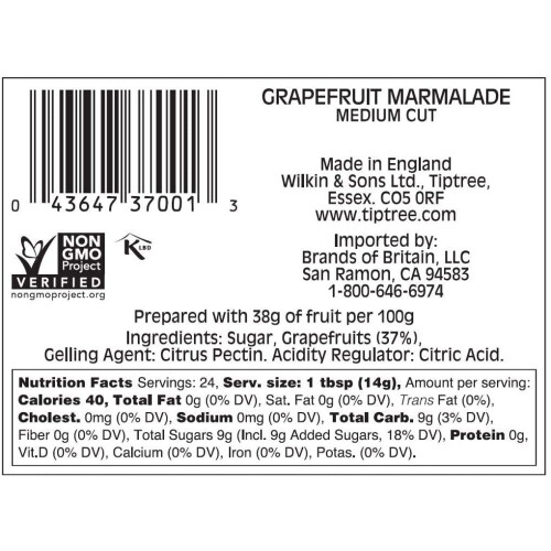 Tiptree Grapefruit Marmalade 340g (1 pack) 1