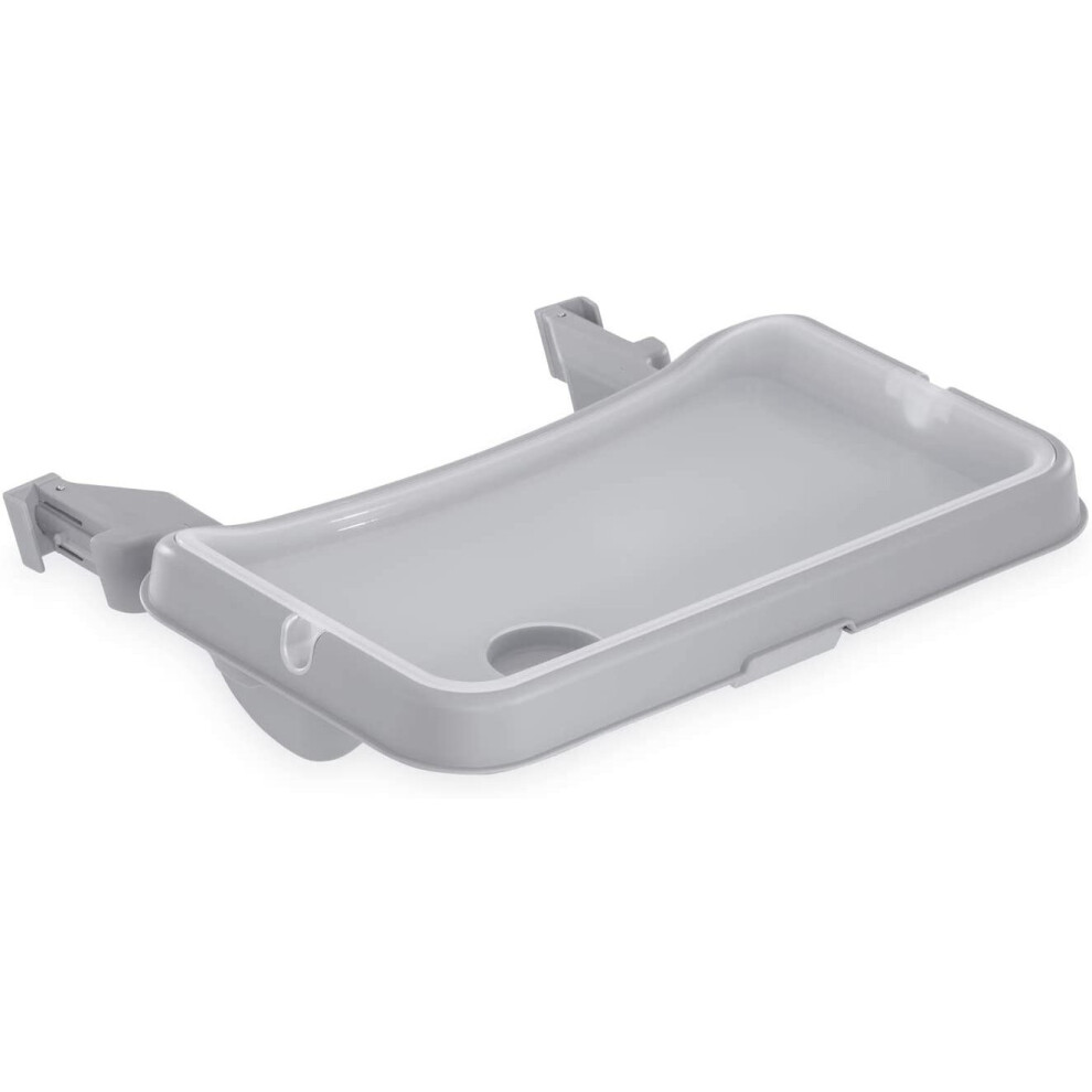 Hauck Alpha Tray, 3-in-1 Table Set for Hauck Wooden Highchairs Alpha+, Beta+, Depth Adjustable Table, Removable Tray, Cup Moulding, Elevated Edge -
