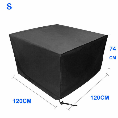 (Small) Rattan Table Cube Outdoor Heavy Duty Waterproof 2